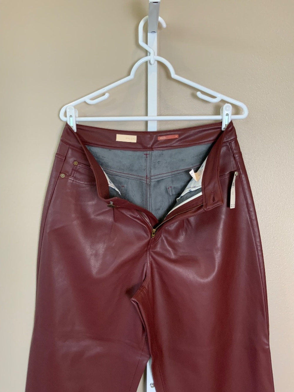 Anthropologie Pilcro The Breaker Cropped Faux Leather Pants - Picture 15 of 16
